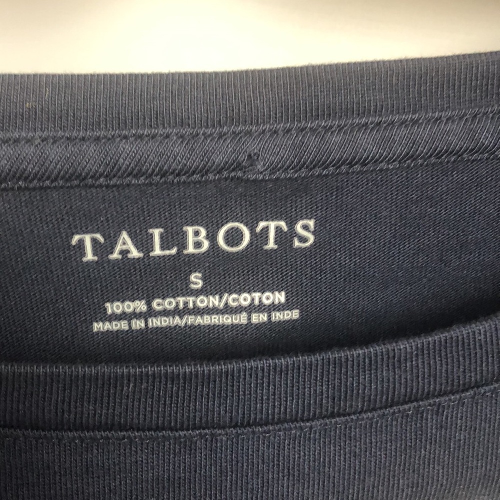 Talbots Embroidery T-Shirt - Picture 3 of 3